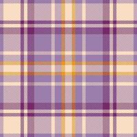 pläd kolla upp mönster. sömlös tyg textur. tartan textil- skriva ut. vektor