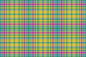 karierter stoff textil. Tartan-Textur-Vektor. Überprüfen Sie den nahtlosen Musterhintergrund. vektor