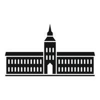 capitol parlament ikon, enkel stil vektor