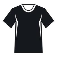 Herren-Tennis-T-Shirt-Ikone, einfacher Stil vektor