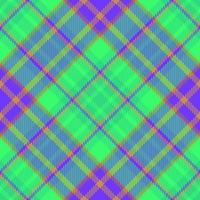 Vektortexturprüfung. Stoff nahtloser Tartan. Textilkariertes Hintergrundmuster. vektor