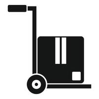 Lagerwagen-Symbol, einfacher Stil vektor