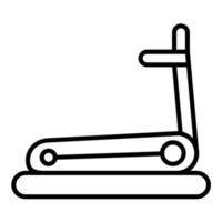 Symbol für die Laufbandlinie vektor