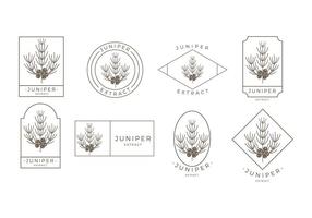 Juniper Outline Logo Gratis Vector