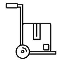 Lagerwagen-Symbol, Umrissstil vektor