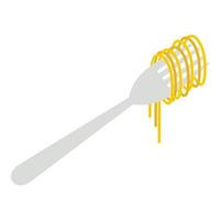 Pasta-Symbol, flacher Stil vektor