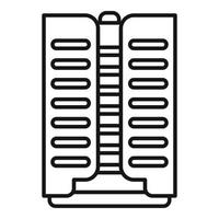 Symbol für Mückenfalle, Umrissstil vektor