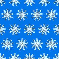 nahtloser Hintergrund mit Schneeflocken. weihnachts- und neujahrsdekorationselemente. Vektor-Illustration. vektor
