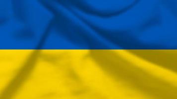 ukrainische Nationalflagge. wehende flagge der ukraine. Vektor-Illustration vektor