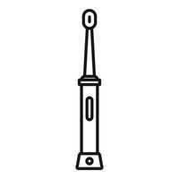 Anatomie-Symbol für elektrische Zahnbürsten, Umrissstil vektor