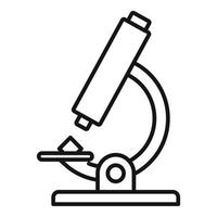 Juwelier-Mikroskop-Symbol, Umrissstil vektor