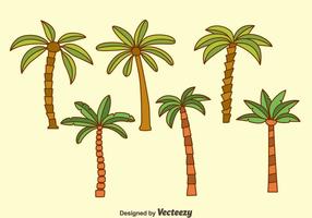 Palm Tree Collection Vektoren