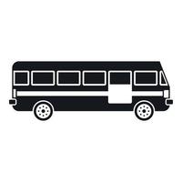 buss ikon, enkel stil vektor