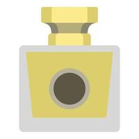 parfym flaska ikon, platt stil vektor