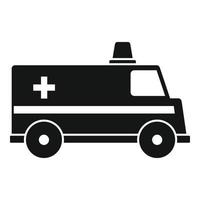 Krankenwagen-Symbol, einfacher Stil vektor