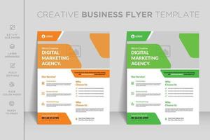 professionell modern webinar byrå verklig egendom och företags- företag flygblad eller broschyr mall design vektor