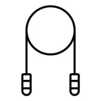 Symbol für Springseillinie vektor