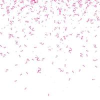 rosa konfetti, papper sprida ut faller på de golv festlig av firande fest abstrakt bakgrund vektor illustration