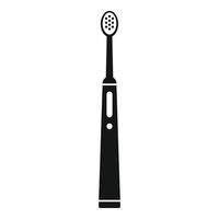 elektrisk tandborste dental ikon, enkel stil vektor
