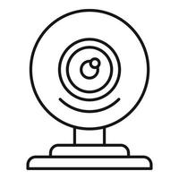 Webcam-Symbol, Umrissstil vektor