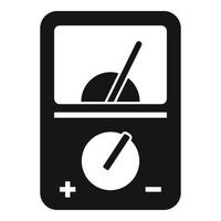 Radio-Multimeter-Symbol, einfacher Stil vektor