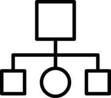 hierarki vektor ikon