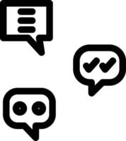 Gruppenchat-Vektorsymbol vektor