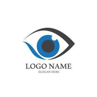Augenpflege-Logo-Symbol-Illustration-Design-Vorlage vektor