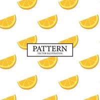 Muster Hintergrund von frischen Orangen Orangenscheiben - Vektor