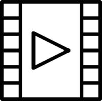 Videoleitungssymbol vektor