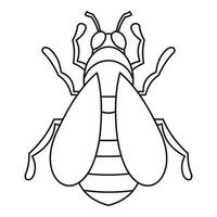 Bienensymbol, Umrissstil vektor