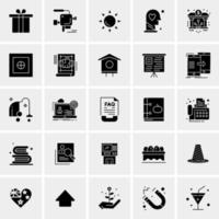 25 universelle Business-Icons Vektor kreative Icon-Illustration zur Verwendung in Web- und Mobilprojekten