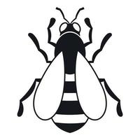 Bienensymbol, einfacher Stil vektor