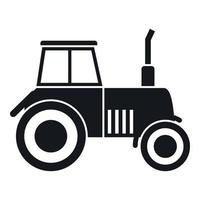 Traktor-Symbol, einfacher Stil vektor