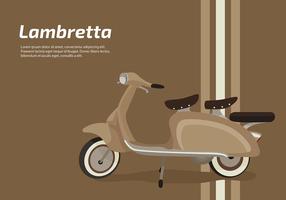 Lambretta Classic Scooter Gratis Vector