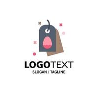 tag ei ostern natur business logo vorlage flache farbe vektor