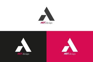 Art-Design-Logo-Vorlage vektor