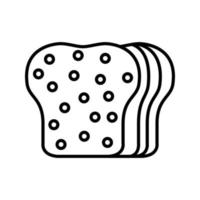 Brot-Vektor-Symbol vektor