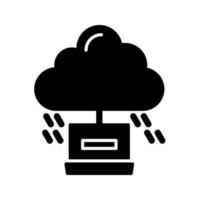 Cloud-Computing-Vektorsymbol vektor