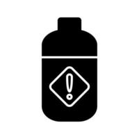 pesticid flaska vektor ikon