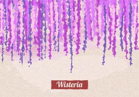 Wisteria-Blumen-Hintergrund vektor