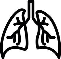 Symbol für Lungenheilkunde vektor