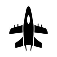 Militärflugzeug-Vektorsymbol vektor