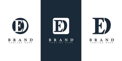 modern och enkel brev red logotyp, lämplig för några företag med red eller de initialer. vektor