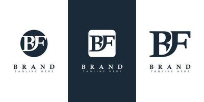 modernes und einfaches bf-logo, geeignet für jedes geschäft mit bf- oder fb-initialen. vektor