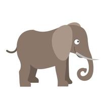 Elefant-Tier-Vektor-Illustration-Symbol vektor
