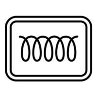 Symbol für Spiralbildlinie vektor