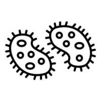Symbol für Bakterienlinie vektor