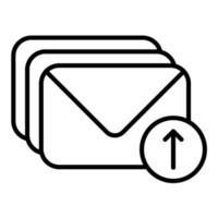 Symbol für E-Mail-Explosion vektor