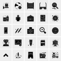 25 universelle Business-Icons Vektor kreative Icon-Illustration zur Verwendung in Web- und Mobilprojekten